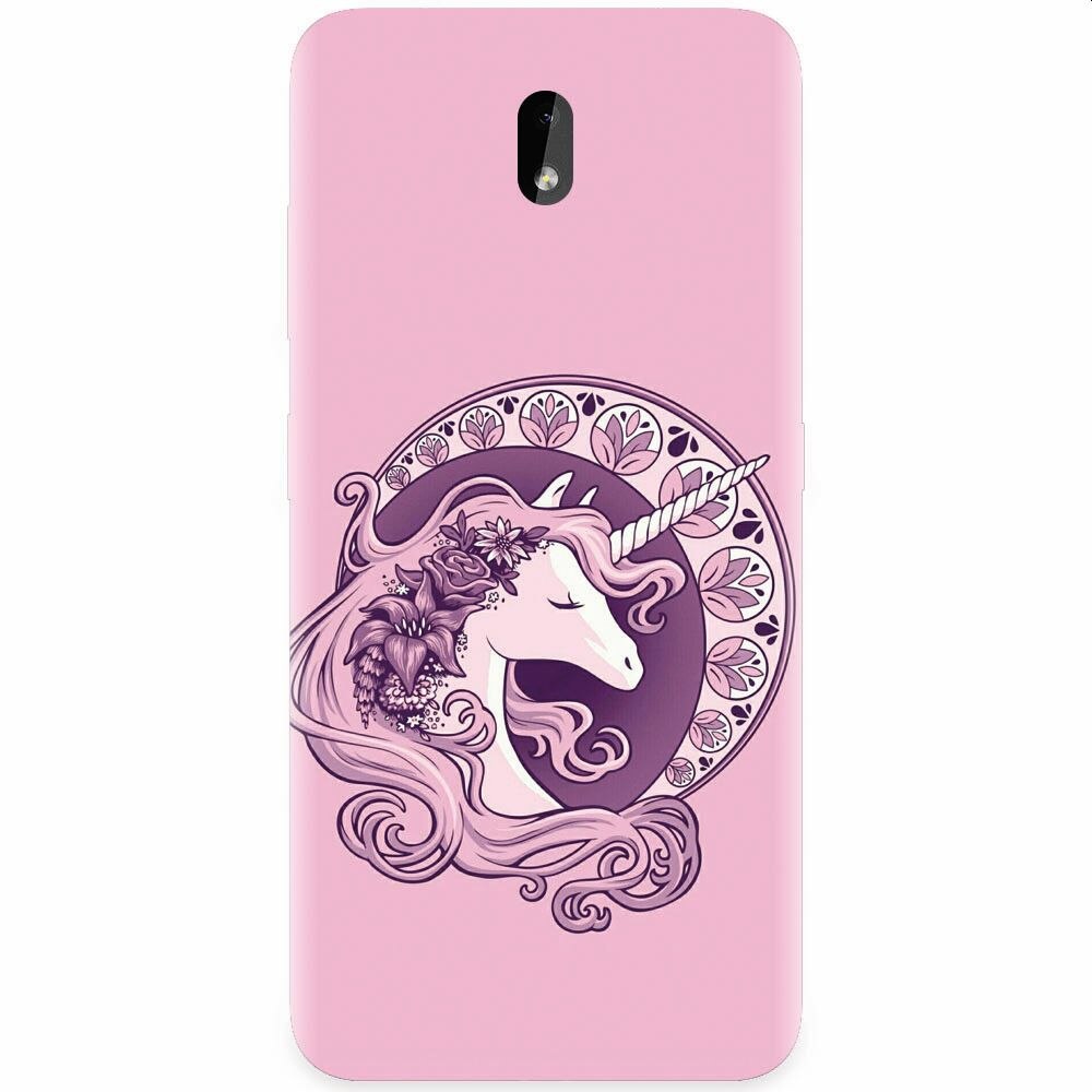 Husa silicon pentru Nokia 3.2, Purple Unicorn