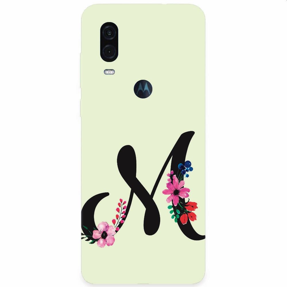 Husa silicon pentru Motorola One Vision, Litera M