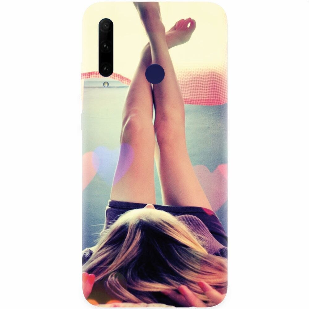 Husa silicon pentru Honor 20 Lite, Relax Girl