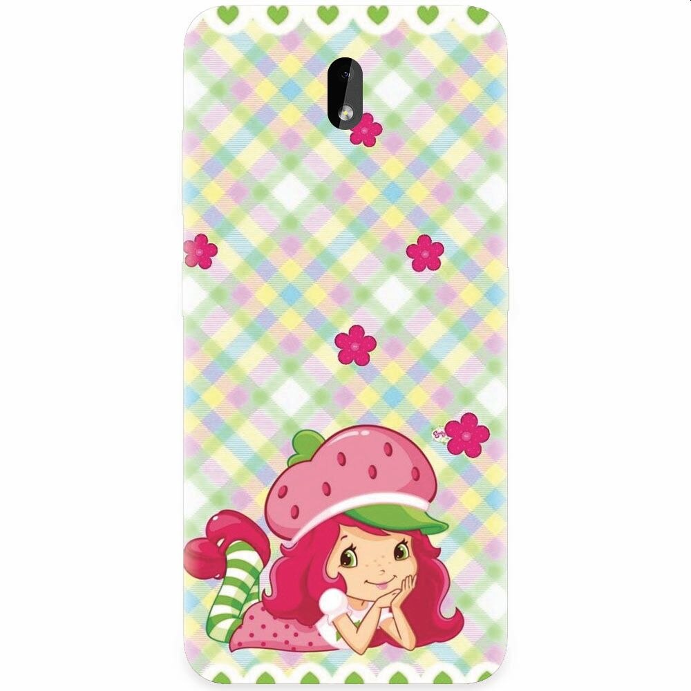 Husa silicon pentru Nokia 3.2, Strawberry Girl