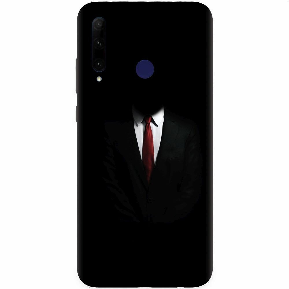 Husa silicon pentru Honor 20 Lite, Mystery Man In Suit