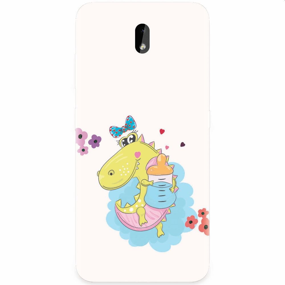 Husa silicon pentru Nokia 3.2, Bebe Crocodil