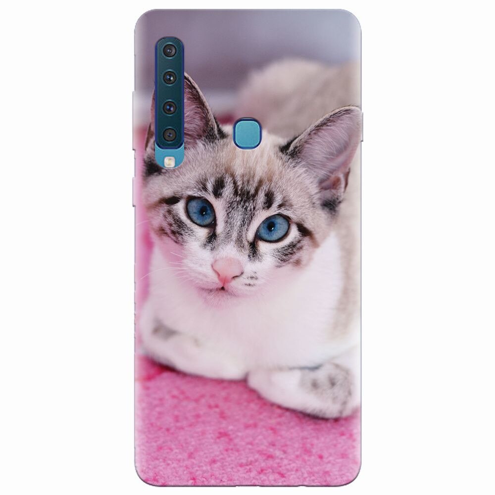 Husa silicon pentru Samsung Galaxy A9 2018, Siamese Kitty