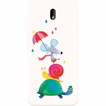 Husa silicon pentru Nokia 3.2, Happy Animals Husa silicon pentru Nokia 3.2, Happy Animals