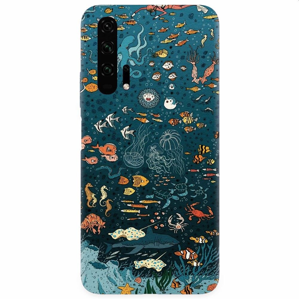 Husa silicon pentru Honor 20 Pro, Under The Sea