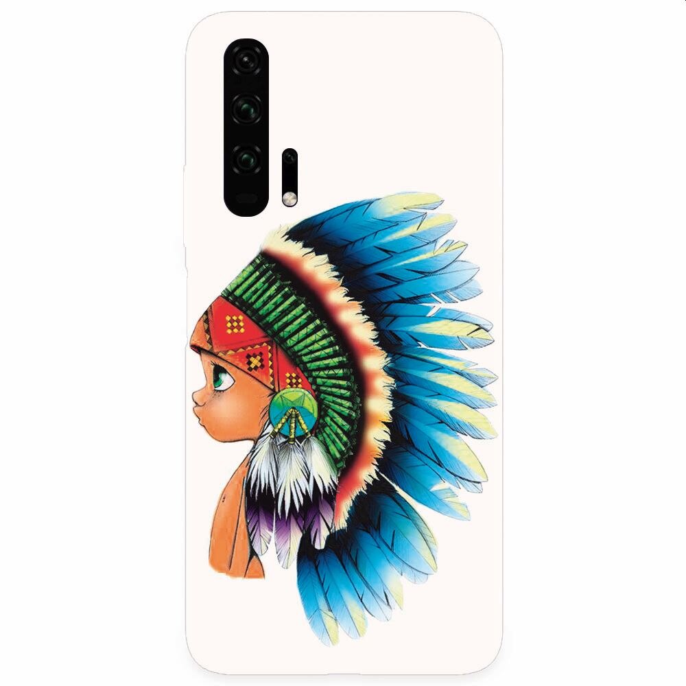 Husa silicon pentru Honor 20 Pro, Indian Boy