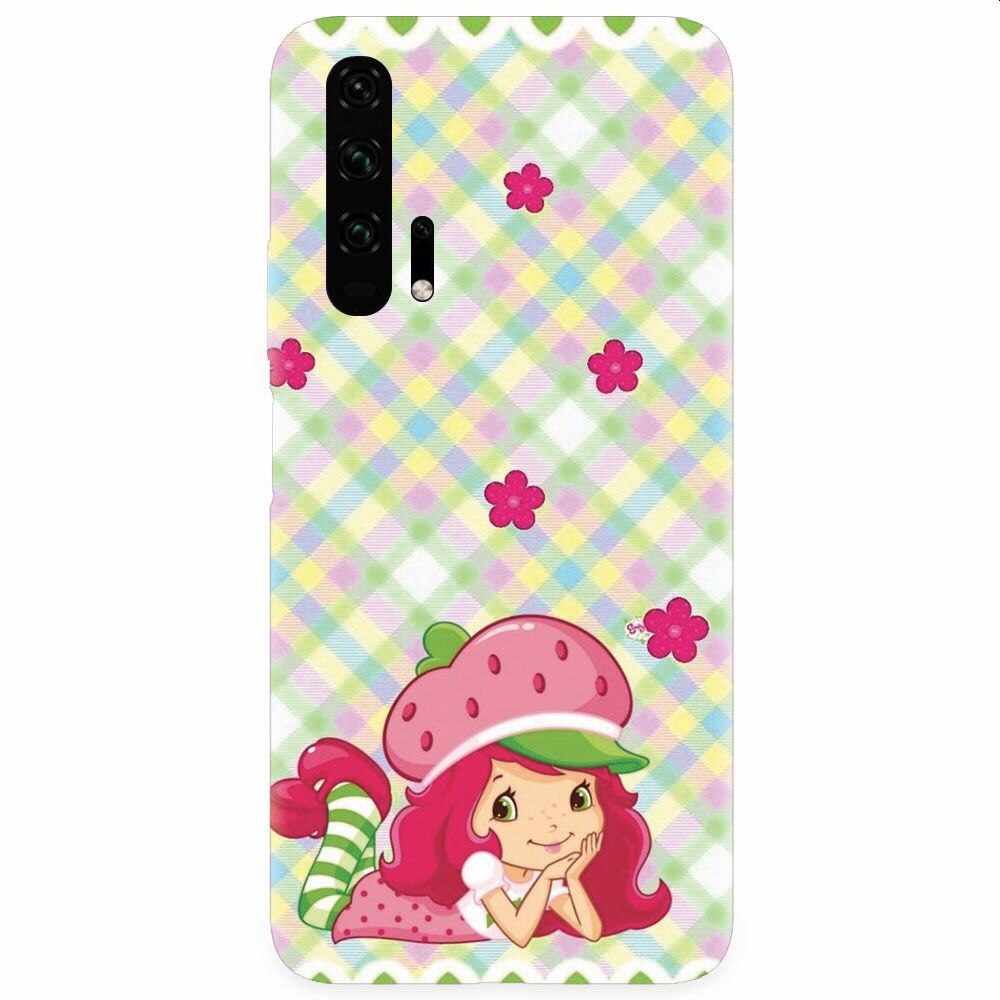 Husa silicon pentru Honor 20 Pro, Strawberry Girl