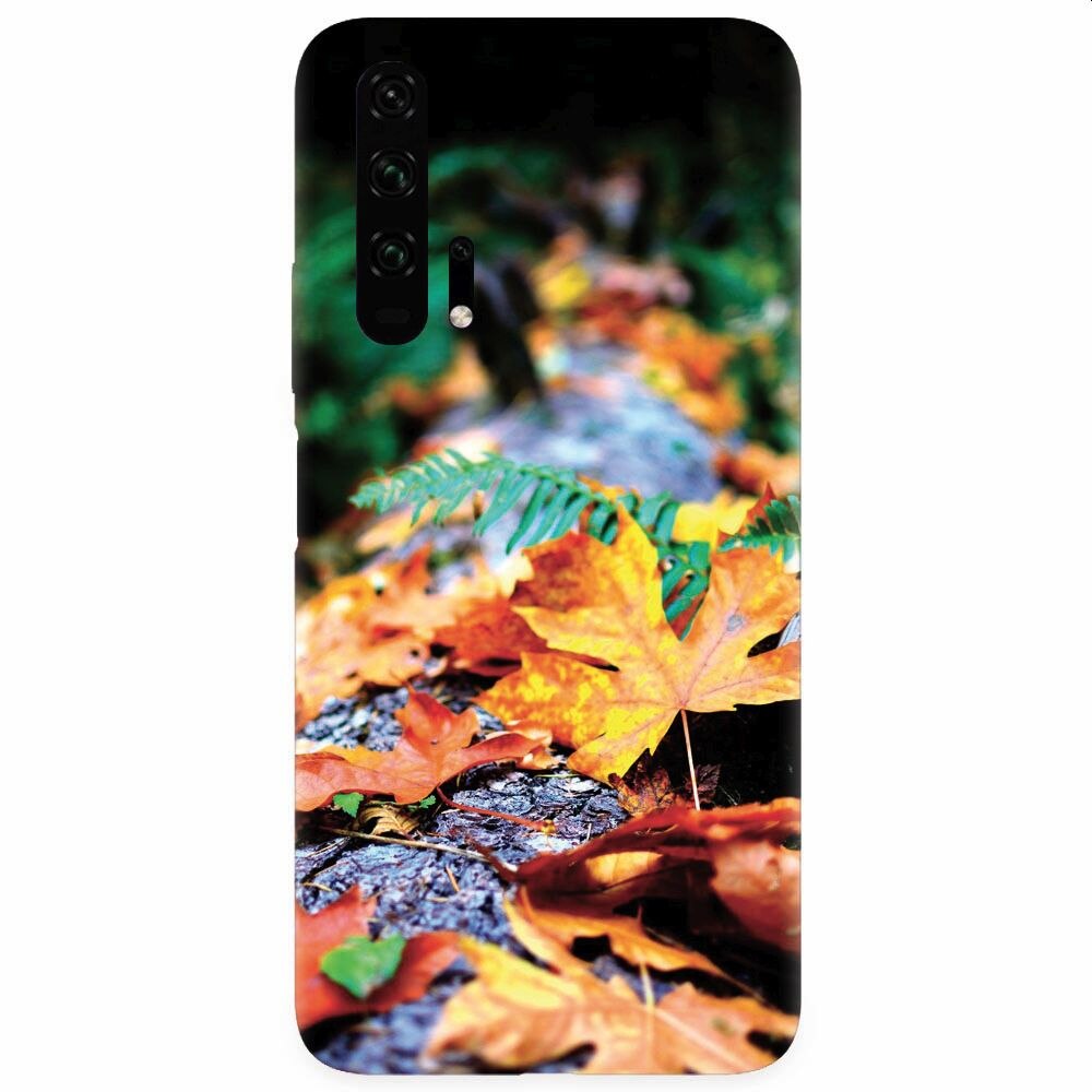 Husa silicon pentru Honor 20 Pro, Autumn Leaves
