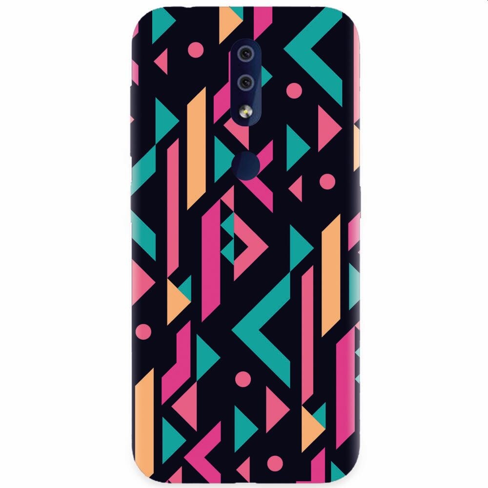 Husa silicon pentru Nokia 4.2, Alien Geometrics