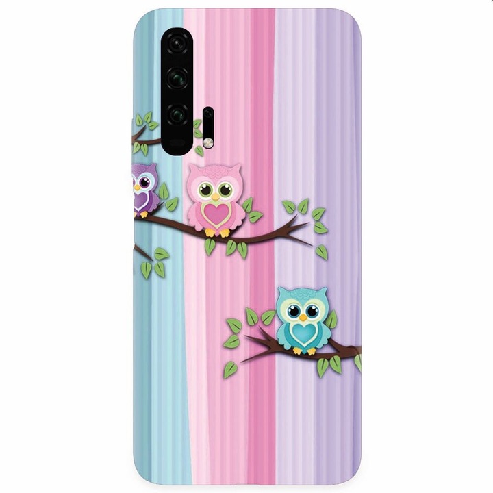 Силиконов кейс за Honor 20 Pro, Cute Owl