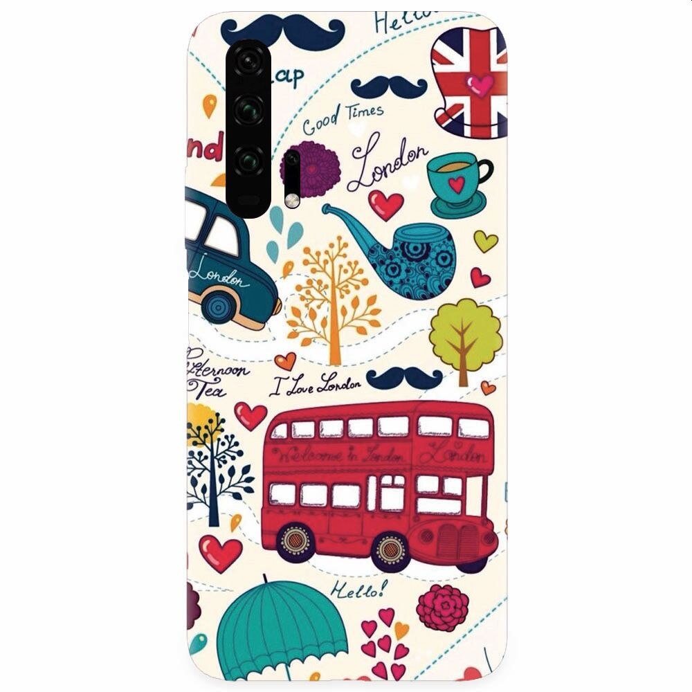 Husa silicon pentru Honor 20 Pro, Welcome In London