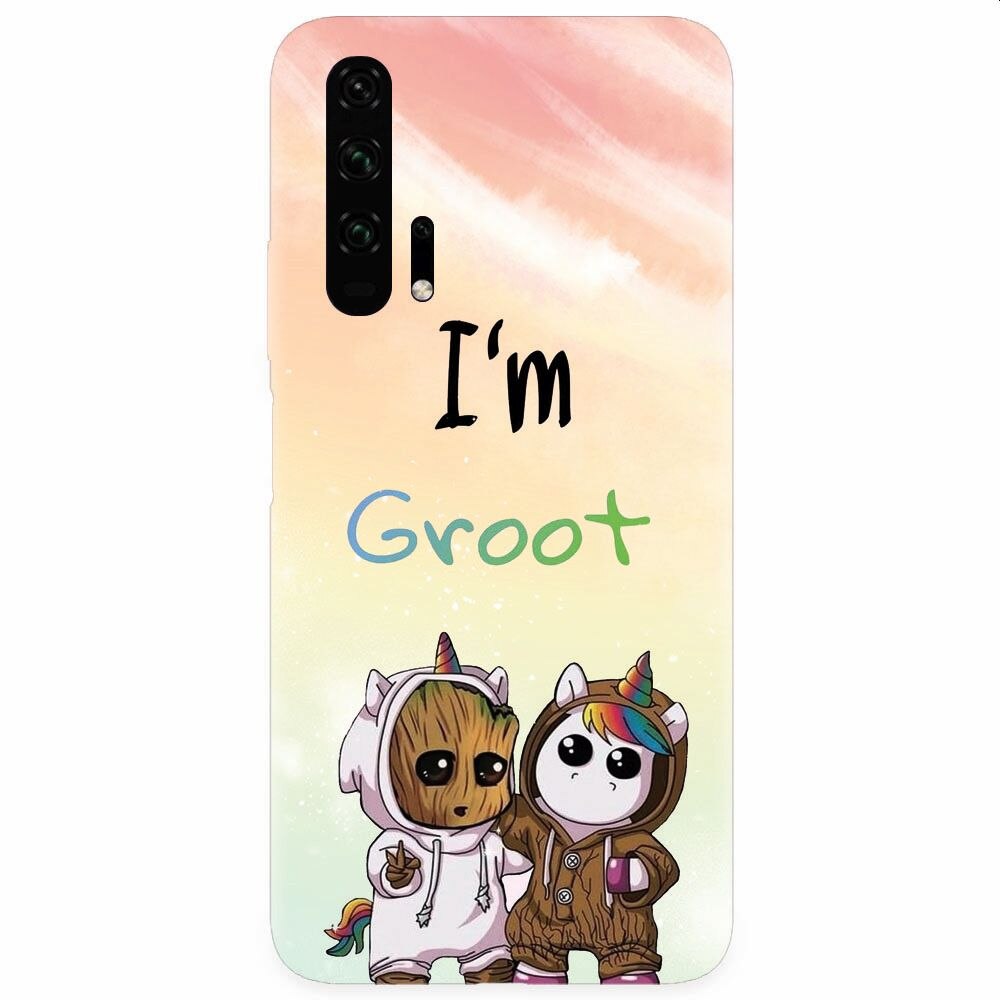 Husa silicon pentru Honor 20 Pro, Im Groot