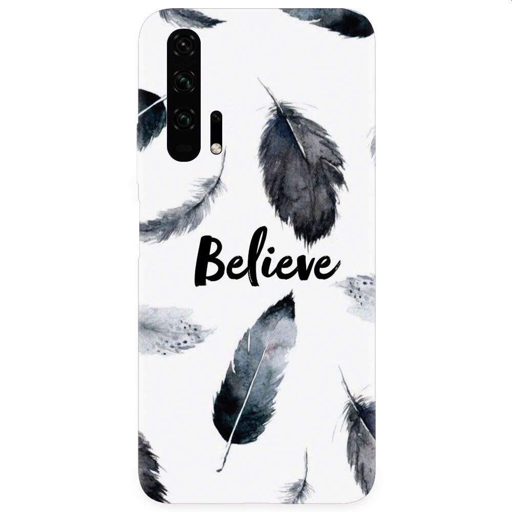 Husa silicon pentru Honor 20 Pro, Believe