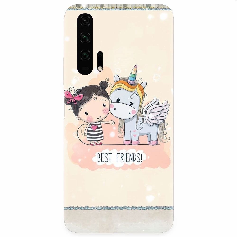 Husa silicon pentru Honor 20 Pro, Best Friends