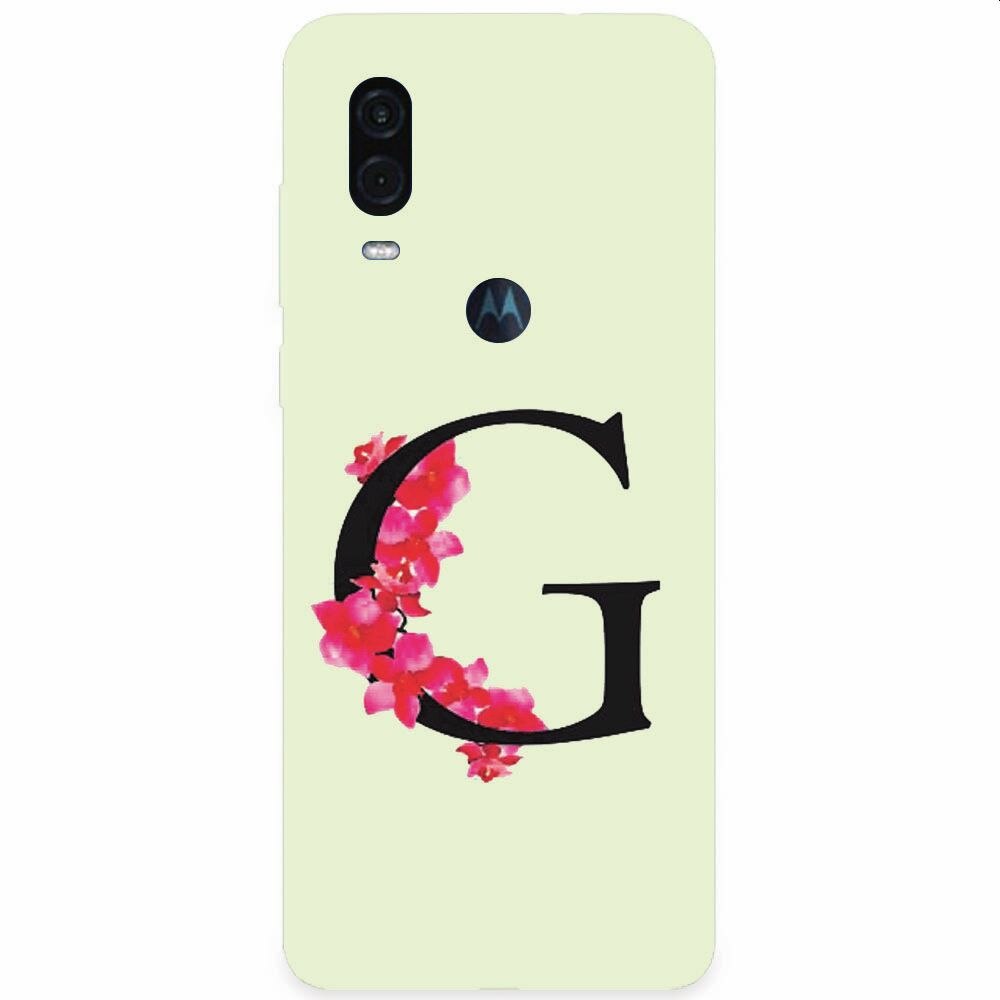 Husa silicon pentru Motorola One Vision, Litera G
