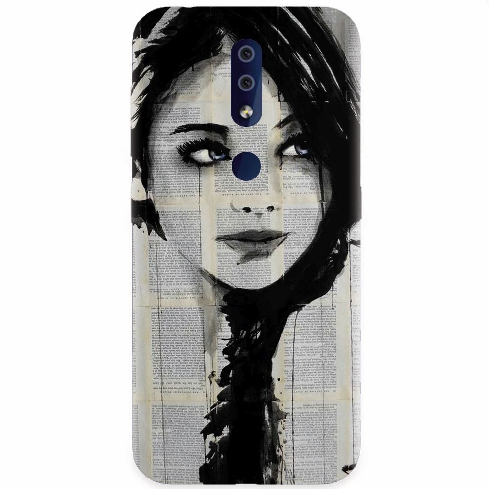 Husa silicon pentru Nokia 4.2, Blue Eyes