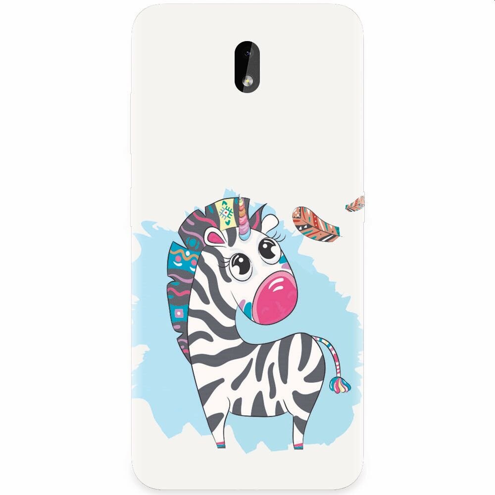 Husa silicon pentru Nokia 3.2, Zebra