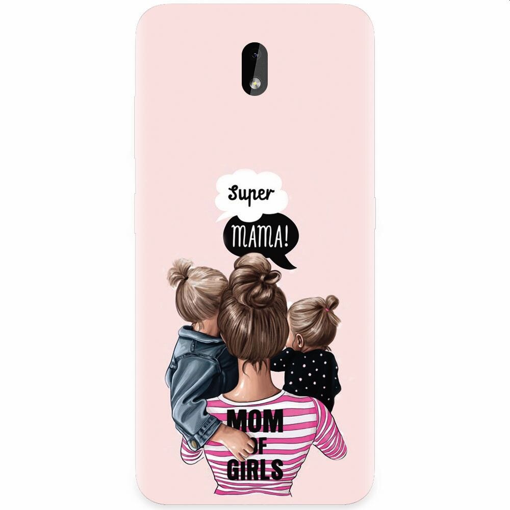 Husa silicon pentru Nokia 3.2, Mom Of Girls