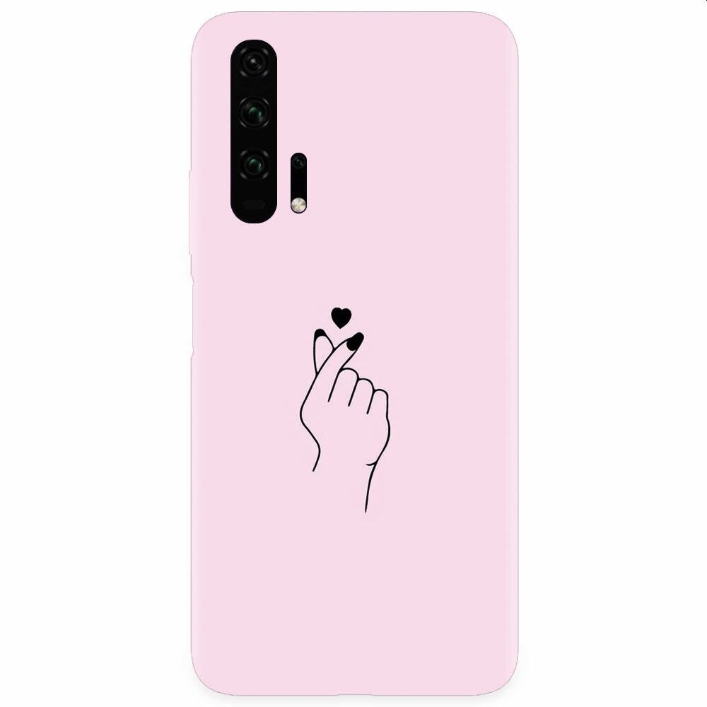 Husa silicon pentru Honor 20 Pro, Simple Love