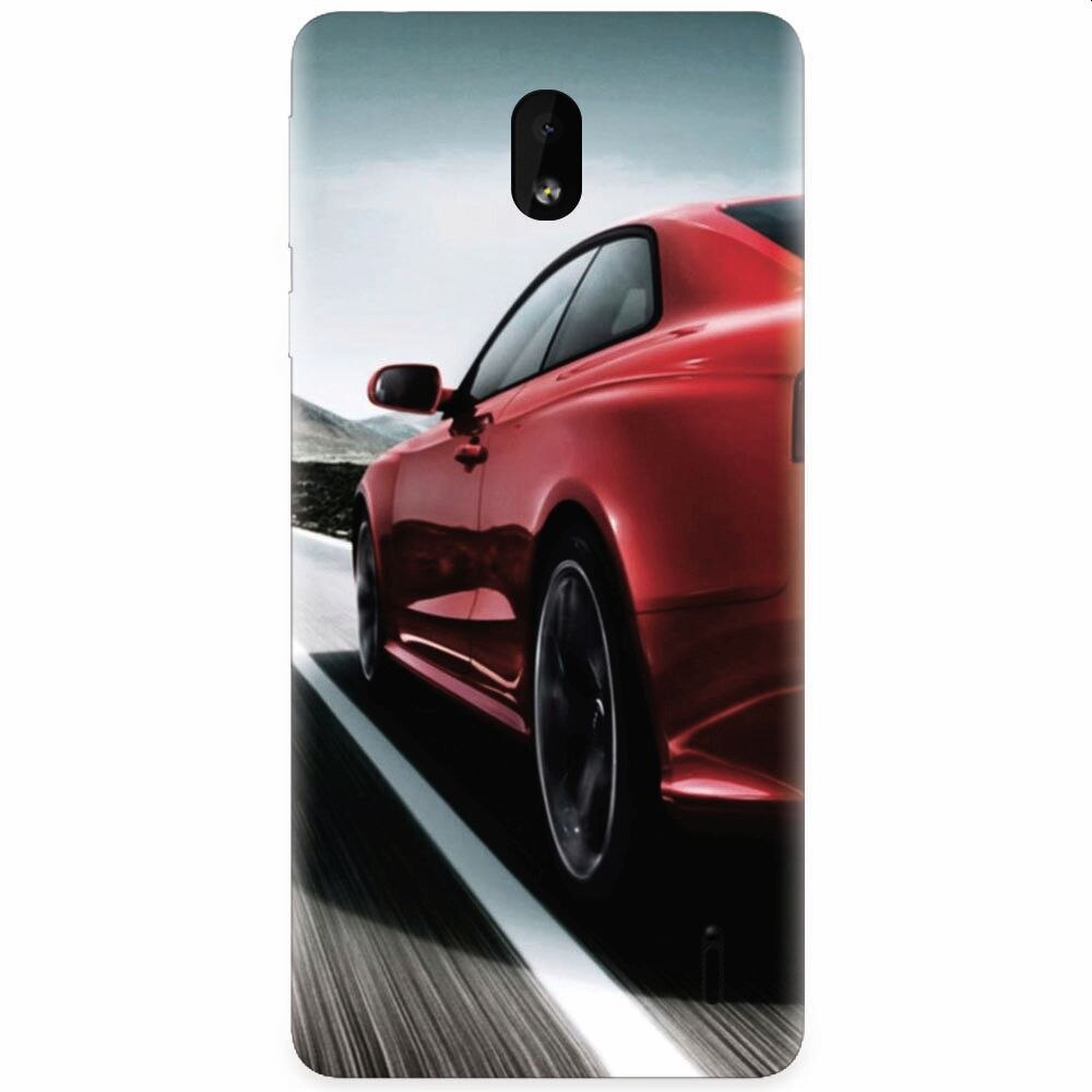 Husa silicon pentru Nokia 1 Plus, Car On Road