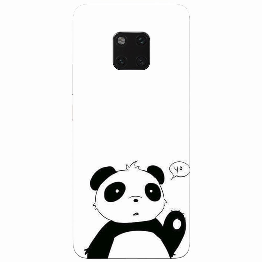 Husa silicon pentru Huawei Mate 20 Pro, Panda Cellphone