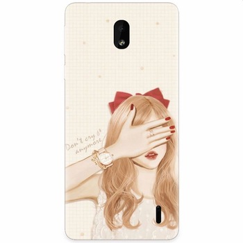 Husa silicon pentru Nokia 1 Plus, Dont Cry Anymore Husa silicon pentru Nokia 1 Plus, Dont Cry Anymore