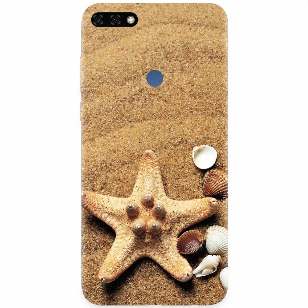 Husa silicon pentru Honor 7C, Sea Shells
