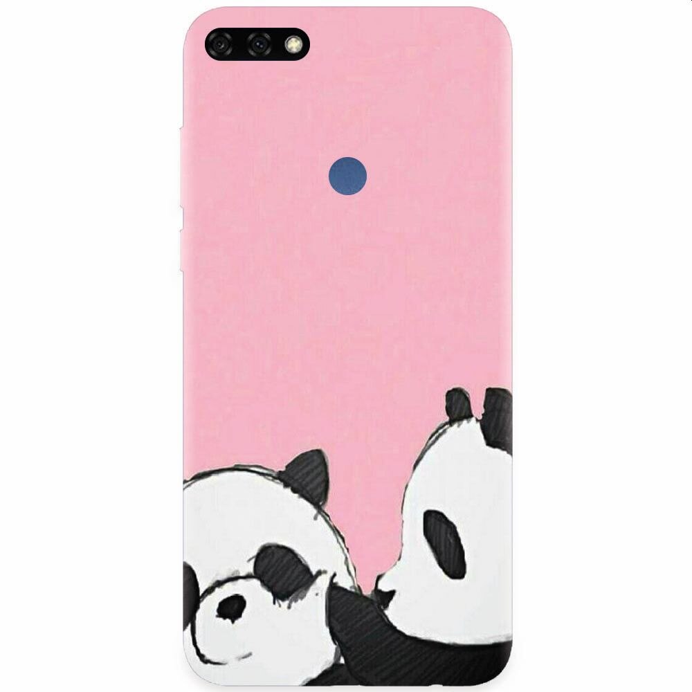 Husa silicon pentru Honor 7C, Panda