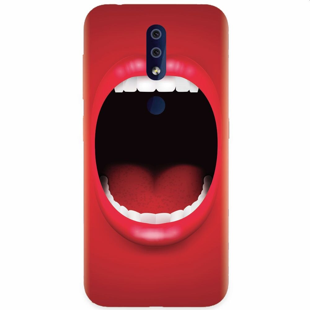 Husa silicon pentru Nokia 4.2, Big Mouth