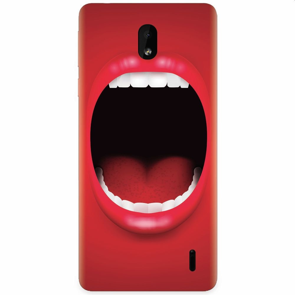 Husa silicon pentru Nokia 1 Plus, Big Mouth
