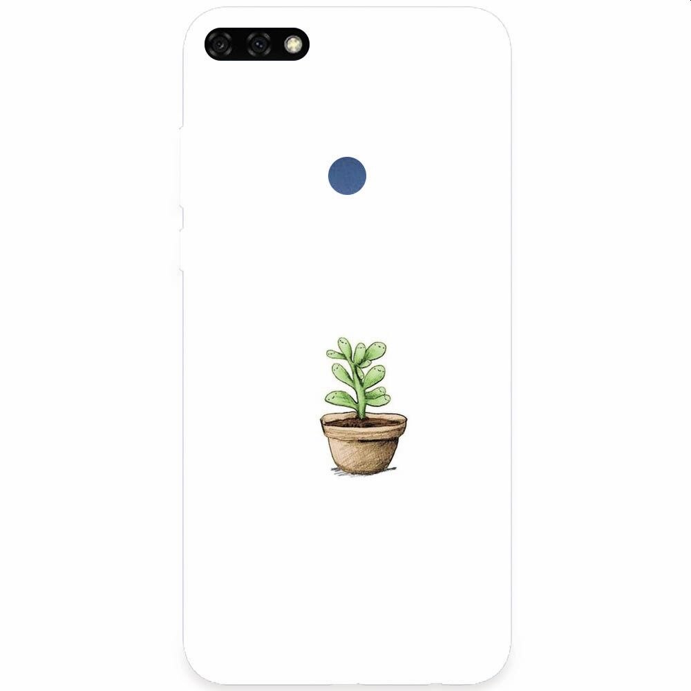 Husa silicon pentru Honor 7C, Cactus 101