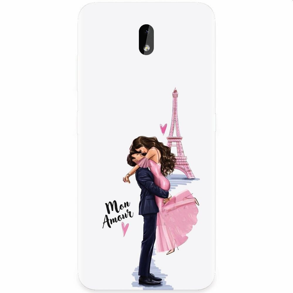 Husa silicon pentru Nokia 3.2, Paris Love Mon Amour
