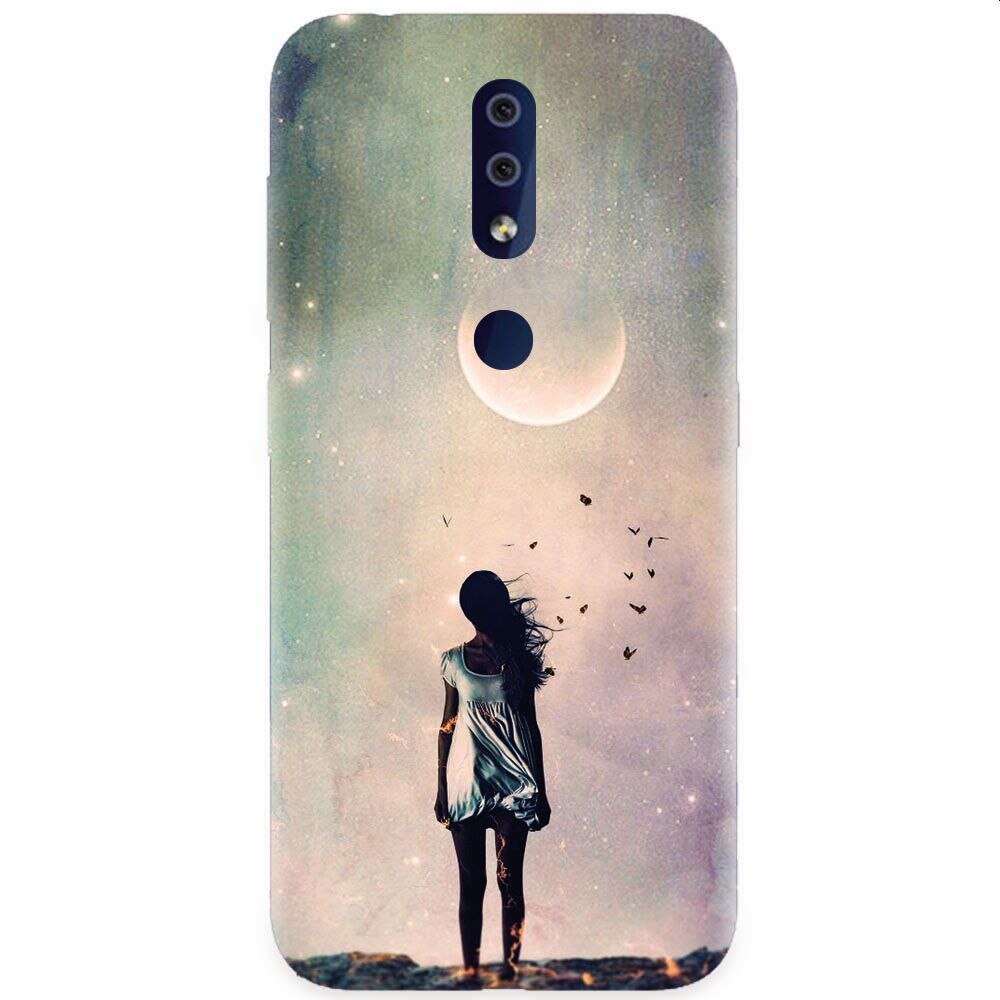 Husa silicon pentru Nokia 4.2, Alone Woman Cgi Hd K