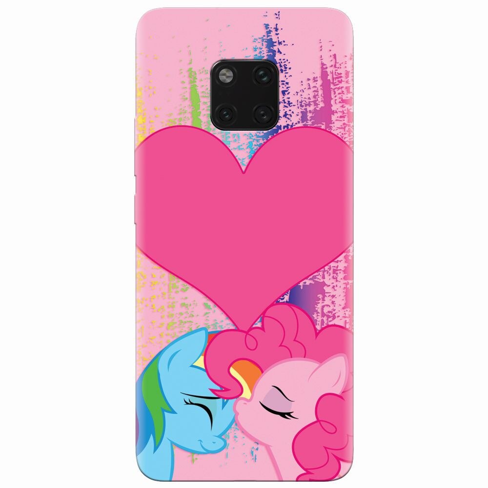 Husa silicon pentru Huawei Mate 20 Pro, Pinkie Kiss