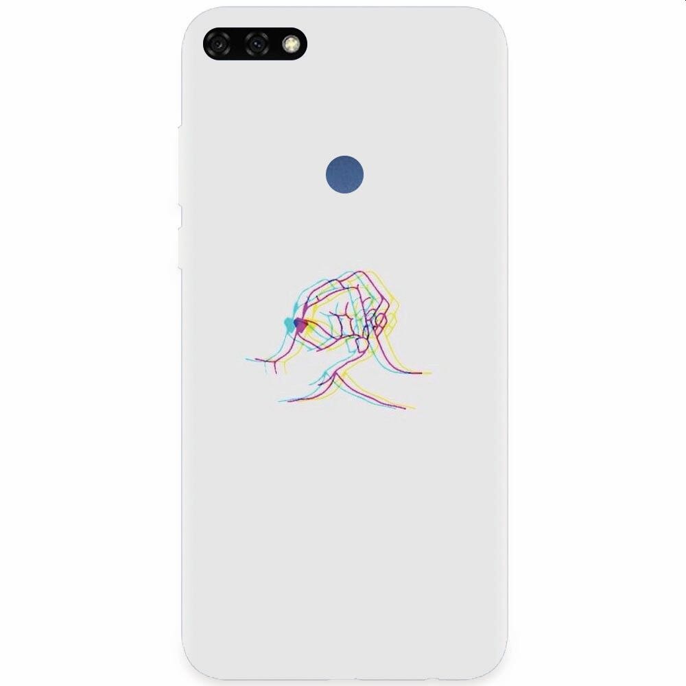 Husa silicon pentru Honor 7C, With Love