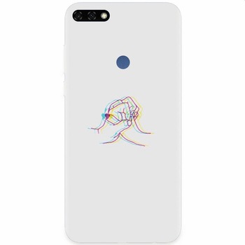 Husa silicon pentru Honor 7C, With Love Husa silicon pentru Honor 7C, With Love