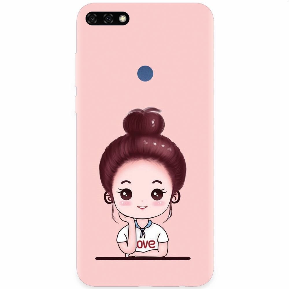 Husa silicon pentru Honor 7C, Animasi