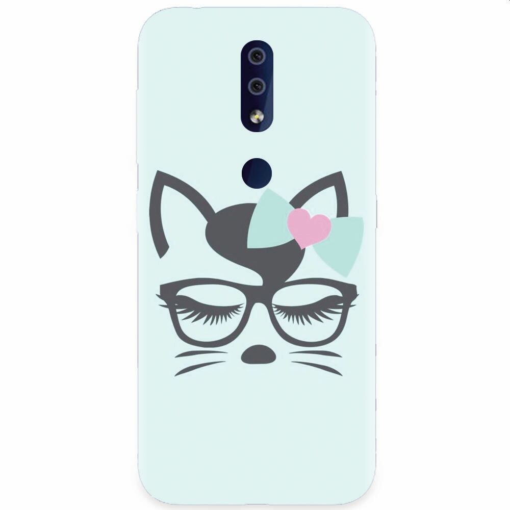 Husa silicon pentru Nokia 4.2, Angel Cat