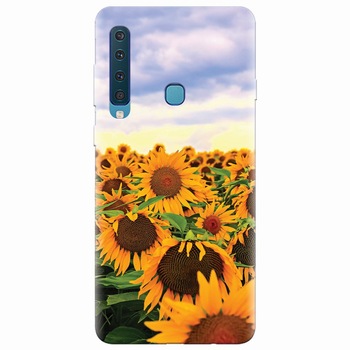 Husa silicon pentru Samsung Galaxy A9 2018, Sunflowers Husa silicon pentru Samsung Galaxy A9 2018, Sunflowers