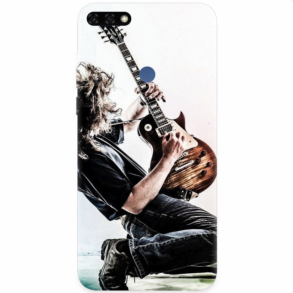 Husa silicon pentru Honor 7C, Rock Star