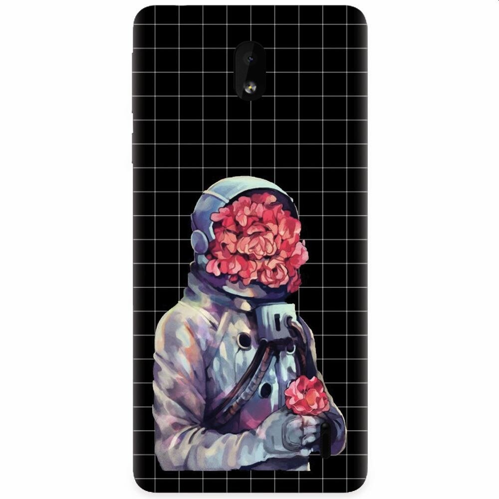 Husa silicon pentru Nokia 1 Plus, Astronaut Love