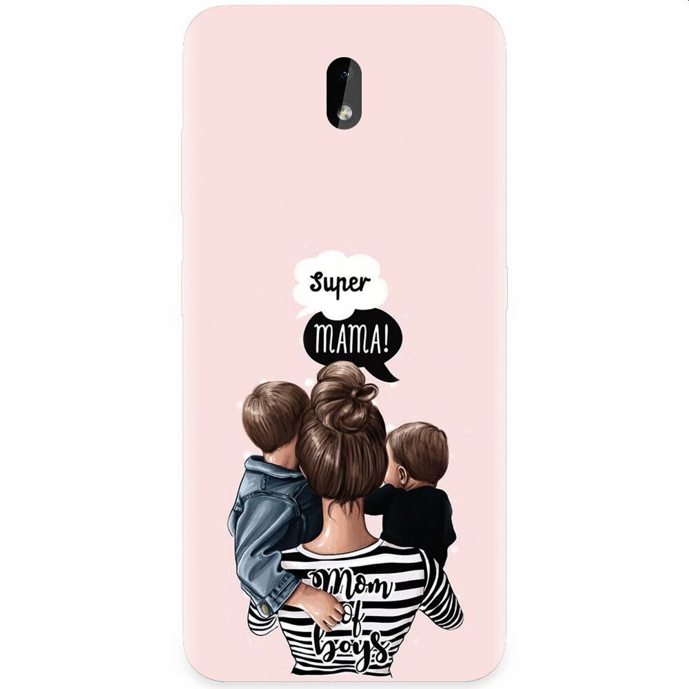 Husa silicon pentru Nokia 3.2, Mom Of Boys