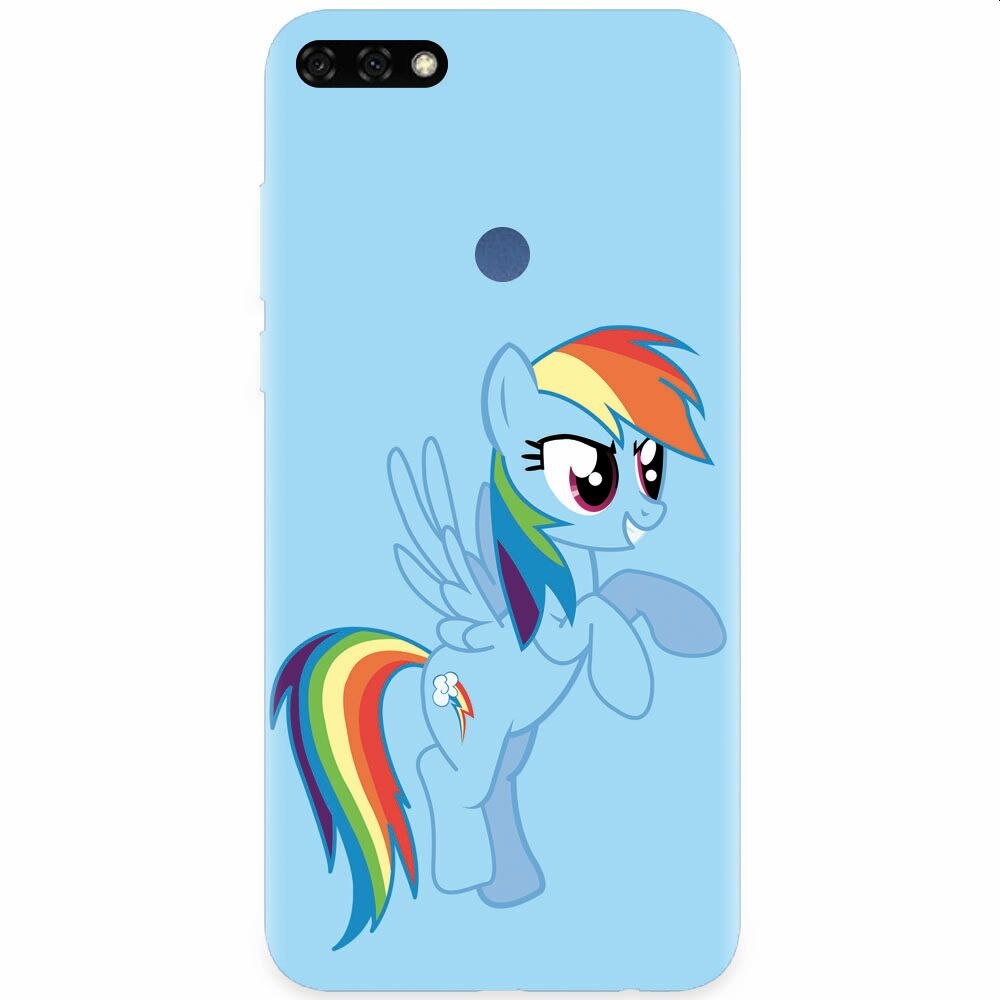 Husa silicon pentru Honor 7C, Rainbow Dash