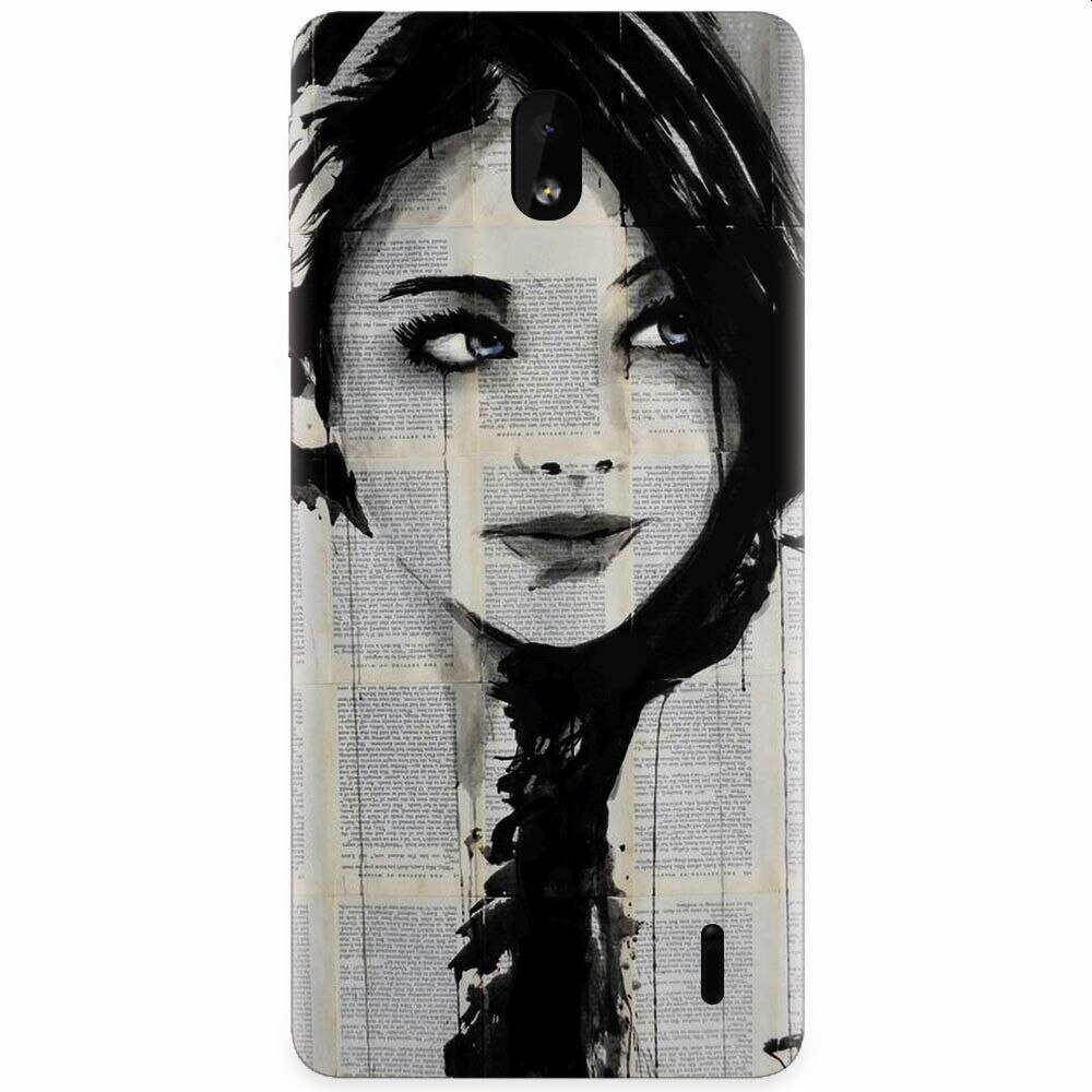 Husa silicon pentru Nokia 1 Plus, Blue Eyes