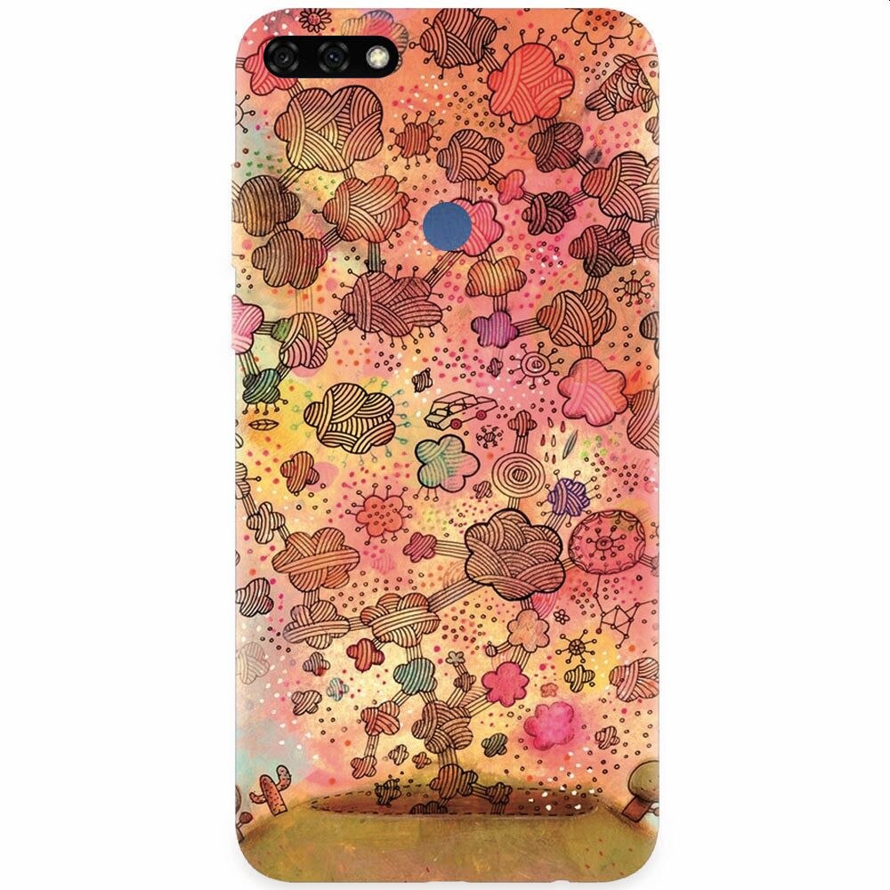 Husa silicon pentru Honor 7C, Girly X