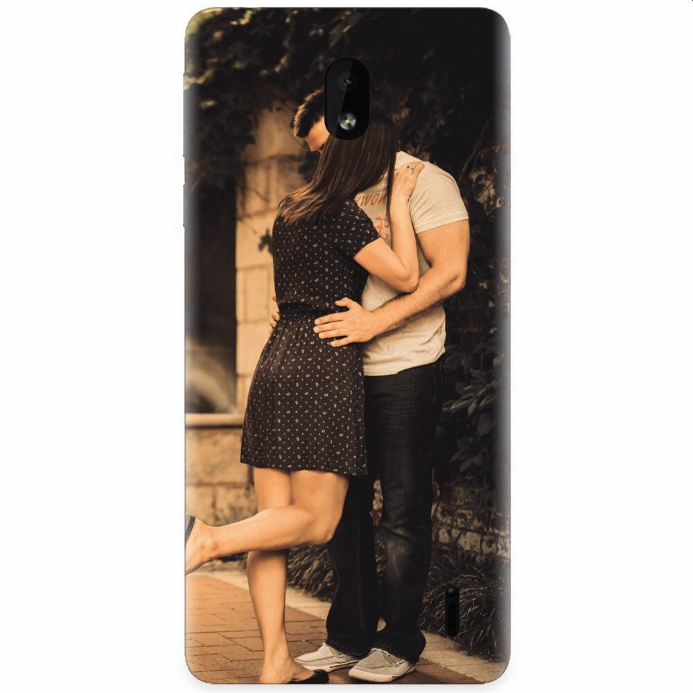 Husa silicon pentru Nokia 1 Plus, Couple Kiss
