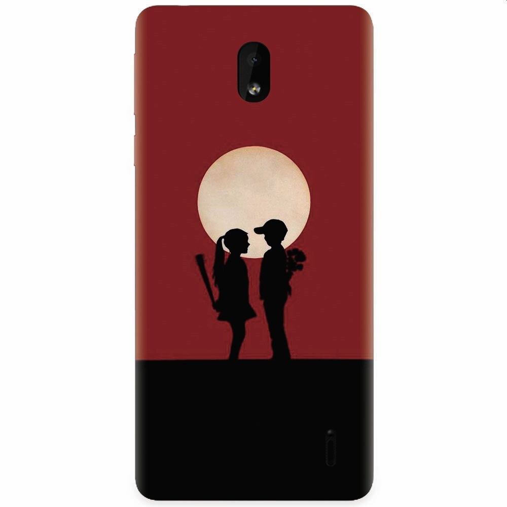 Husa silicon pentru Nokia 1 Plus, Boy Girl Love Story