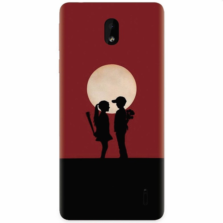 Силиконов кейс за Nokia 1 Plus, Boy Girl Love Story
