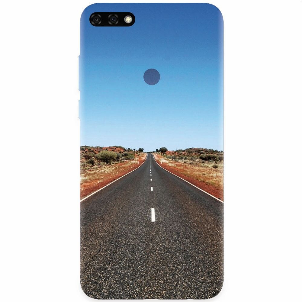 Husa silicon pentru Honor 7C, Road To Future