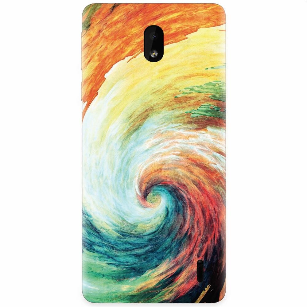 Husa silicon pentru Nokia 1 Plus, Big Wave Painting